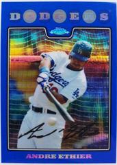 Andre Ethier [Blue Refractor] Baseball Cards 2008 Topps Chrome Prices