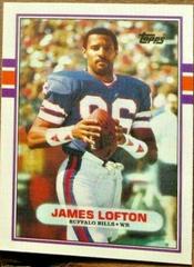 James Lofton #109T Football Cards 1989 Topps Traded Prices