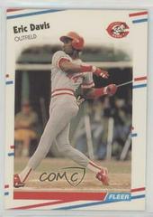Eric Davis Baseball Cards 1988 Fleer Glossy Prices
