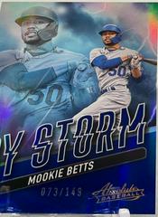 Mookie Betts [Spectrum Blue] #BYS-4 Baseball Cards 2022 Panini Absolute By Storm Prices