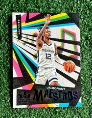 Ja Morant [Violet] #17 Basketball Cards 2022 Panini Court Kings Maestros Prices