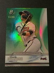 Dansby Swanson [Green] Baseball Cards 2016 Bowman Platinum Presence Prices