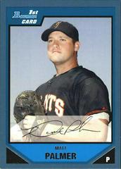 Matt Palmer #BP55 Baseball Cards 2007 Bowman Prospects Prices