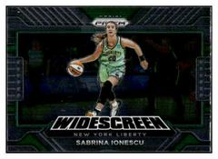 Sabrina Ionescu #3 Basketball Cards 2022 Panini Prizm WNBA Widescreen Prices