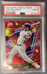 Cody Bellinger [Red Flare] #156 Baseball Cards 2023 Topps Cosmic Chrome Prices