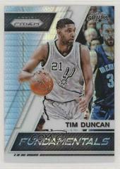 Tim Duncan [Hyper Prizm] #1 Basketball Cards 2017 Panini Prizm Fundamentals Prices