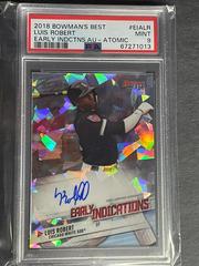Luis Robert [Atomic] #EIA-LR Baseball Cards 2018 Bowman's Best Early Indications Autographs Prices