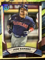 Jose Ramirez [Purple] #3 Baseball Cards 2022 Topps Tribute Prices