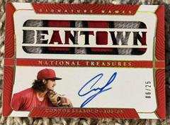 Connor Seabold [Holo Gold] Baseball Cards 2022 Panini National Treasures Signature Names Prices