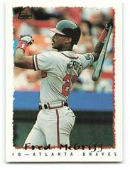 Fred McGriff #355 Baseball Cards 1995 Topps Prices