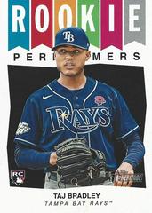 Taj Bradley #RP-3 Baseball Cards 2023 Topps Heritage Rookie Performers Prices