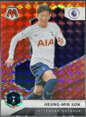 Heung Min Son [Red Mosaic] Soccer Cards 2021 Panini Mosaic Premier League Prices