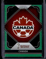 Canada [Green] Soccer Cards 2022 Panini Prizm World Cup Team Badges Prices