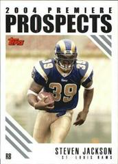 Steven Jackson #PP19 Football Cards 2004 Topps Premiere Prospects Prices