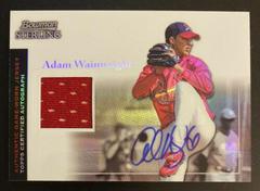 Adam Wainwright [Autograph Jersey] Baseball Cards 2004 Bowman Sterling Prices