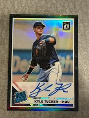 Kyle Tucker [Black] #KT Baseball Cards 2019 Panini Donruss Optic Rated Rookie Signatures Prices