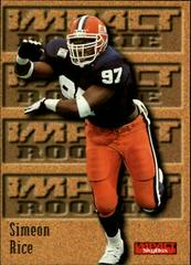 Simeon Rice #185 Football Cards 1996 Skybox Impact Prices