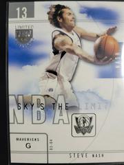 Steve Nash #5 of 20 SL Basketball Cards 2004 Skybox L.E. Sky's the Limit Prices