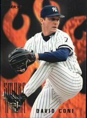 David Cone Baseball Cards 1996 Fleer Smoke N' Heat Prices