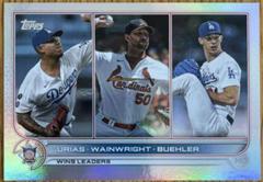 Urias, Wainwright, Buehler [Rainbow] Baseball Cards 2022 Topps Prices