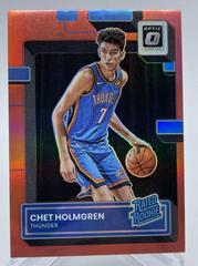 Chet Holmgren [Red] #208 Basketball Cards 2022 Panini Donruss Optic Prices