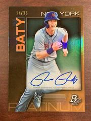 Brett Baty [Autograph Orange] #TOP-46 Baseball Cards 2020 Bowman Platinum Top Prospects Prices