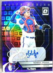Yohel Pozo [Pandora Purple] Baseball Cards 2022 Panini Donruss Optic Elite Series Signatures Prices