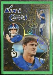 Daniel Jones [Green] #3 Football Cards 2023 Panini Illusions King of Cards Prices