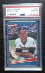 Don Sutton Baseball Cards 1986 Donruss Prices