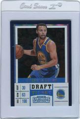 Stephen Curry [Draft Ticket] #46 Basketball Cards 2017 Panini Contenders Draft Picks Prices