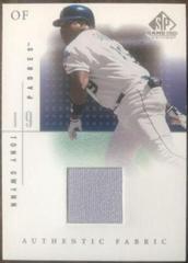 Tony Gwynn #TGw Baseball Cards 2001 SP Game Used Authentic Fabric Prices