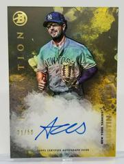 Austin Wells [Gold] Baseball Cards 2021 Bowman Inception Autographs Prices