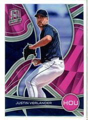 Justin Verlander [Neon Pink] #29 Baseball Cards 2022 Panini Chronicles Spectra Prices