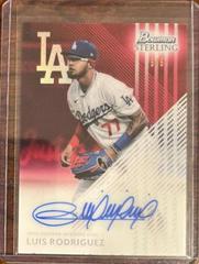 Luis Rodriguez [Red] #STA-LRZ Baseball Cards 2022 Bowman Sterling Tek Autographs Prices