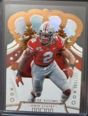Chase Young [Holo] Football Cards 2020 Panini Chronicles Draft Picks Crown Royale Prices
