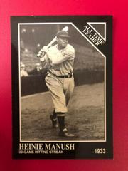 Heinie Manush #270 Baseball Cards 1991 Conlon Collection Prices
