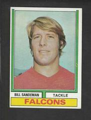 Bill Sandeman #238 Football Cards 1974 Topps Prices