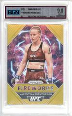 Valentina Shevchenko [Gold] Ufc Cards 2021 Panini Prizm UFC Fireworks Prices