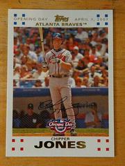 Chipper Jones [Gold] #25 Baseball Cards 2007 Topps Opening Day Prices