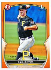 Paul Skenes [Orange] #BD-14 Baseball Cards 2023 Bowman Draft Prices