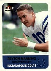Peyton Manning [Tiffany] Football Cards 2002 Fleer Prices