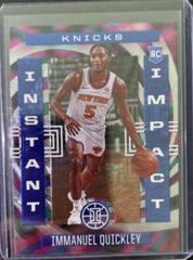 Immanuel Quickley Basketball Cards 2020 Panini Illusions Instant Impact Prices