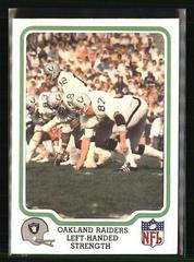 Oakland Raiders [Left Handed Strength] Football Cards 1979 Fleer Team Action Prices