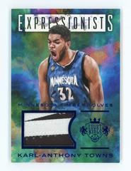 Karl Anthony Towns [Sapphire] #80 Basketball Cards 2016 Panini Court Kings Prices