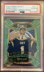 Jared Goff [Green Prizm] #S1-5 Football Cards 2020 Panini Select Select1ons Prices