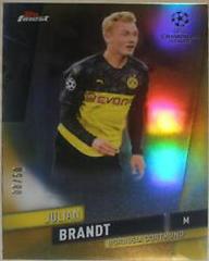 Julian Brandt [Gold Refractor] #19 Soccer Cards 2019 Finest UEFA Champions League Prices