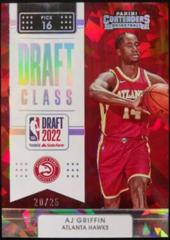 AJ Griffin [Cracked Ice] #17 Basketball Cards 2022 Panini Contenders Draft Class Prices