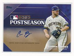 Corbin Burnes [Gold] #PPA-CB Baseball Cards 2024 Topps Postseason Performance Autograph Prices