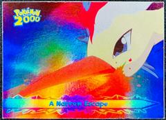 A Narrow Escape [Rainbow Foil] Pokemon 2000 Topps Movie Prices