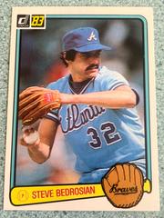 Steve Bedrosian #173 Baseball Cards 1983 Donruss Prices